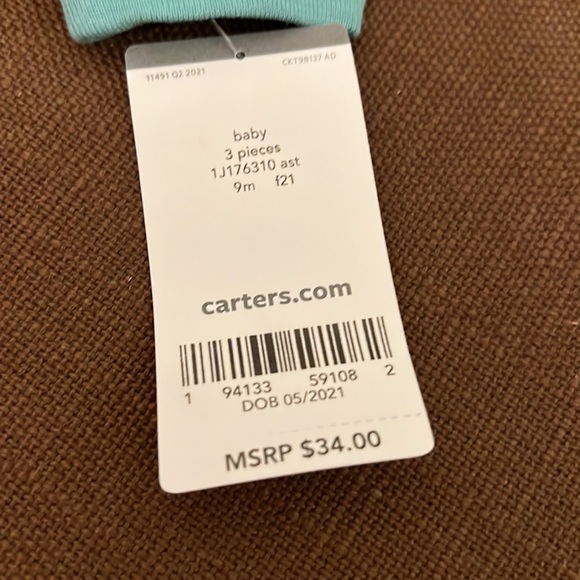 NWT Carter's 3 piece set size 9 months - Picture 4 of 7